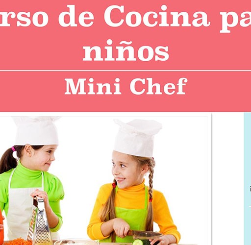 Curso de cocina para niños